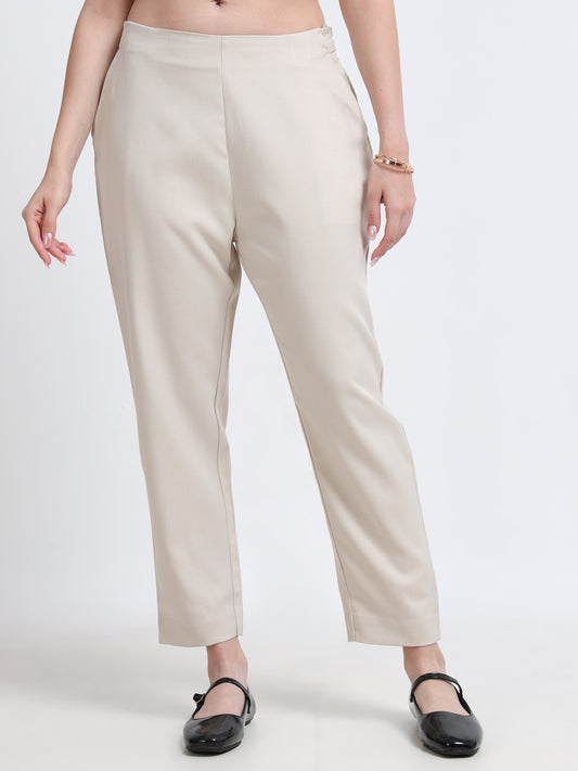 Tailored Straight Trousers