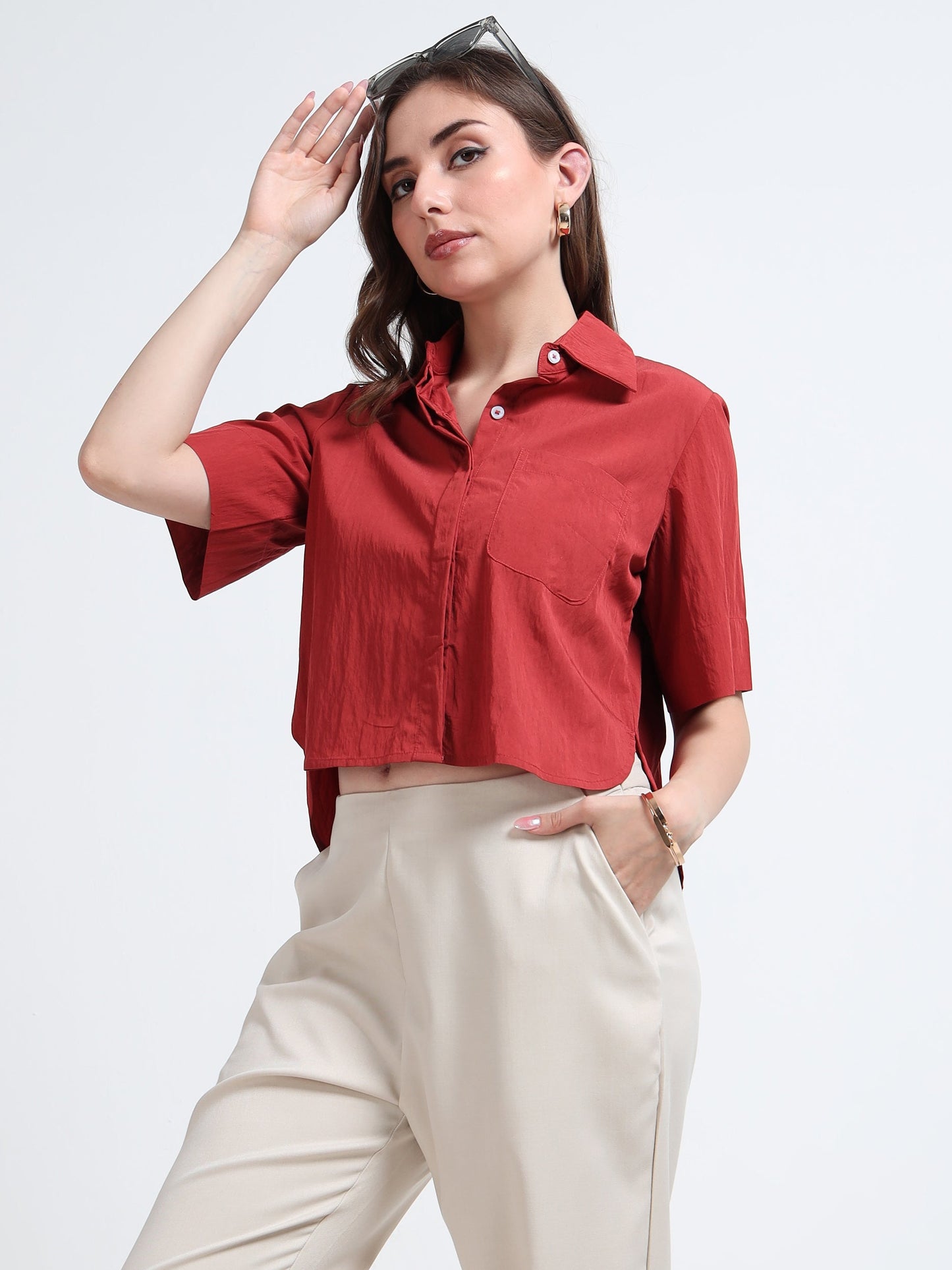 Tailored Straight Trousers