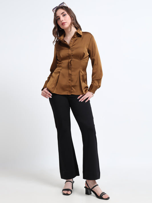 Black Flared Trousers