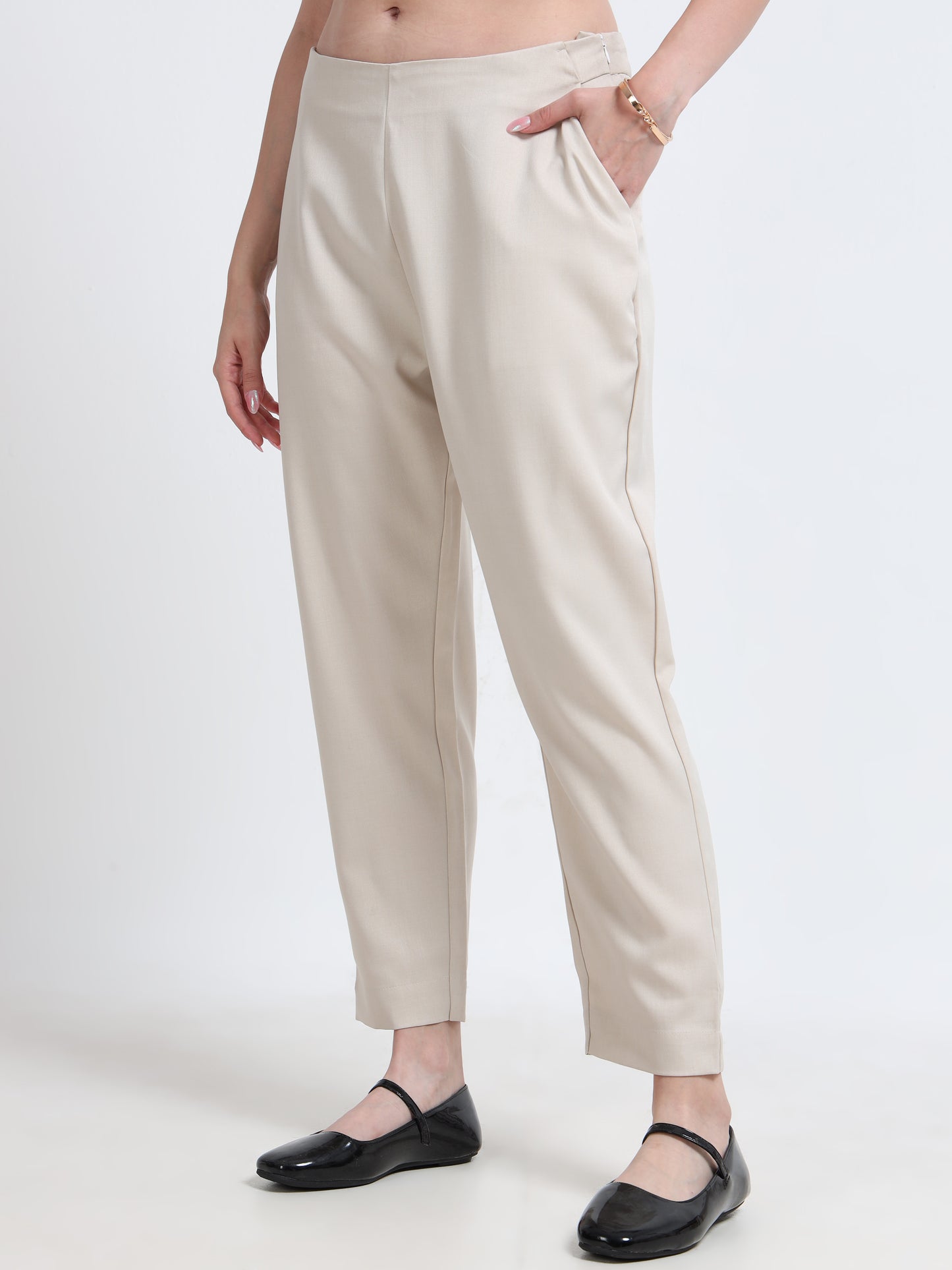 Tailored Straight Trousers