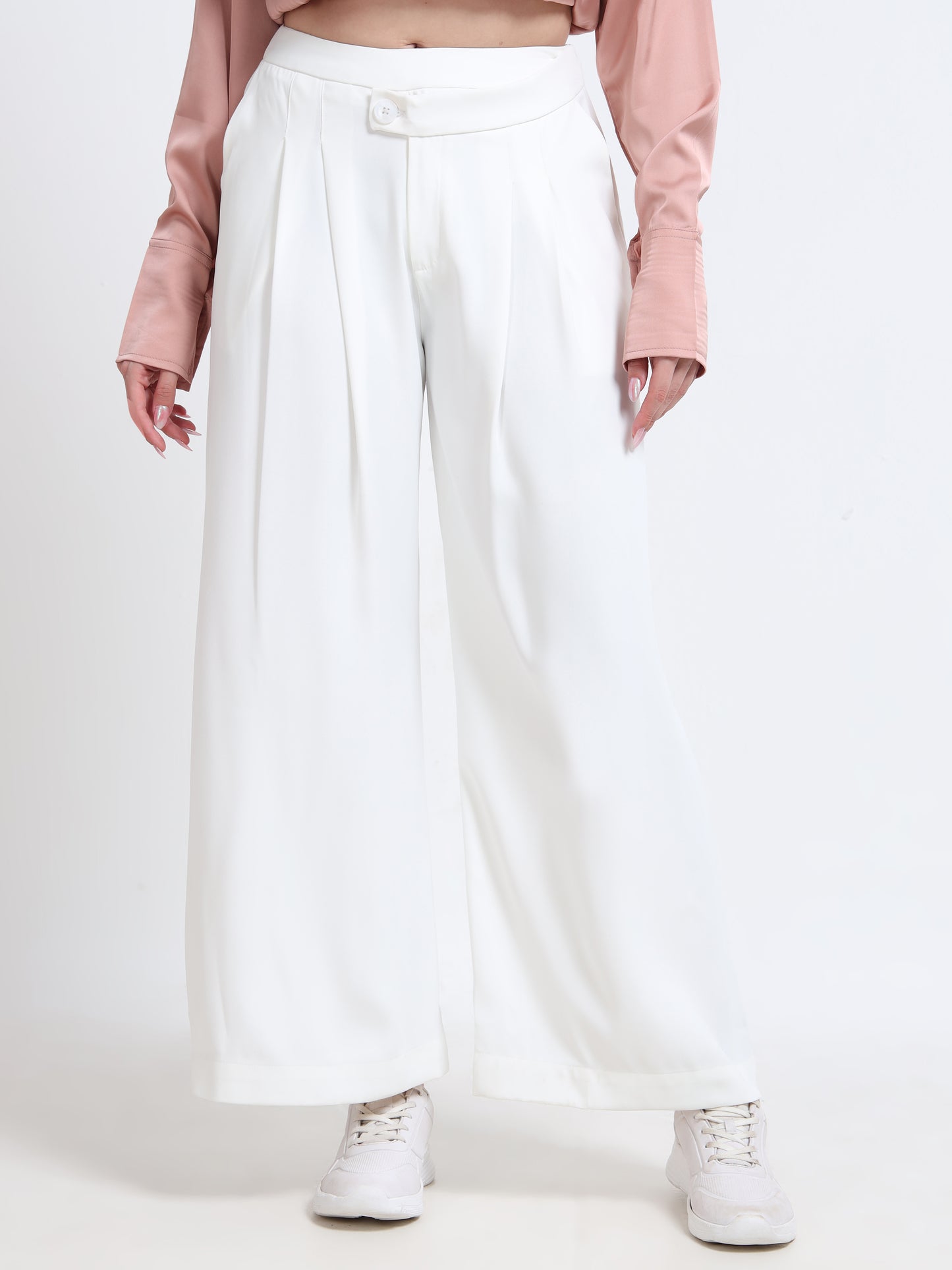 Flowy Wide-Leg Trousers