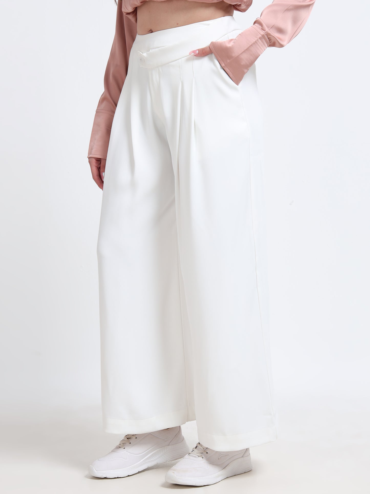 Flowy Wide-Leg Trousers