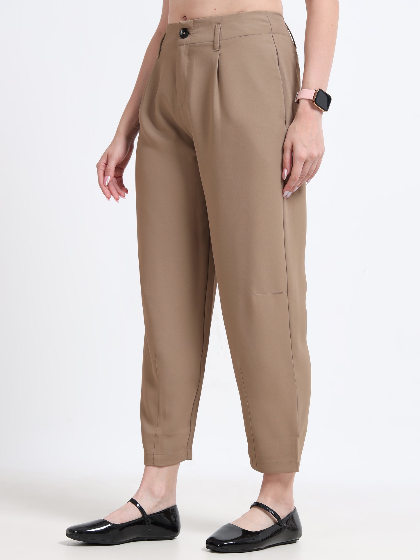 Barrel-Leg Trousers