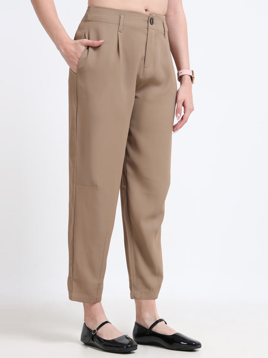 Barrel-Leg Trousers